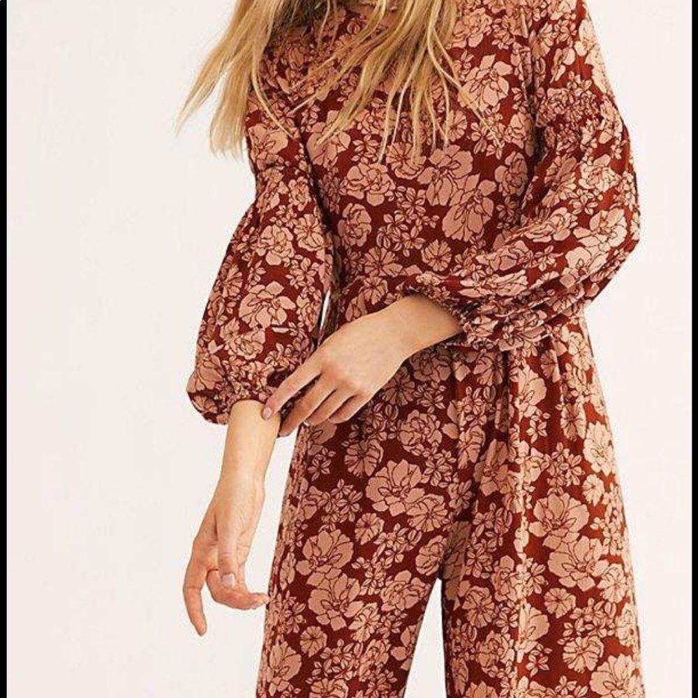St Helena Floral Jumpsuit sz S
